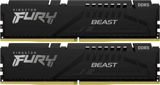  Зображення Пам'ять ПК Kingston DDR5 32GB KIT (16GBx2) 5200 FURY Beast Black EXPO 